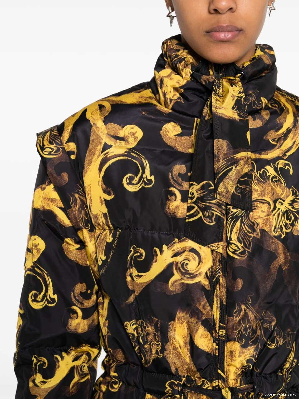 Affordable jacket Women Barocco-print Couture Versace Jeans down 0710
